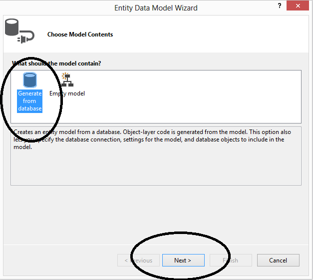 MVC Scaffolding step 3